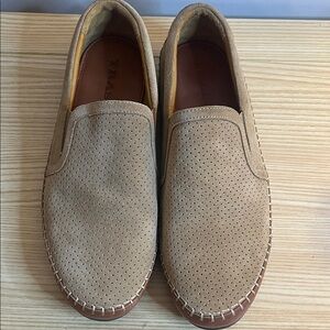Trask Men's Suede Slip-On Loafers in Beige